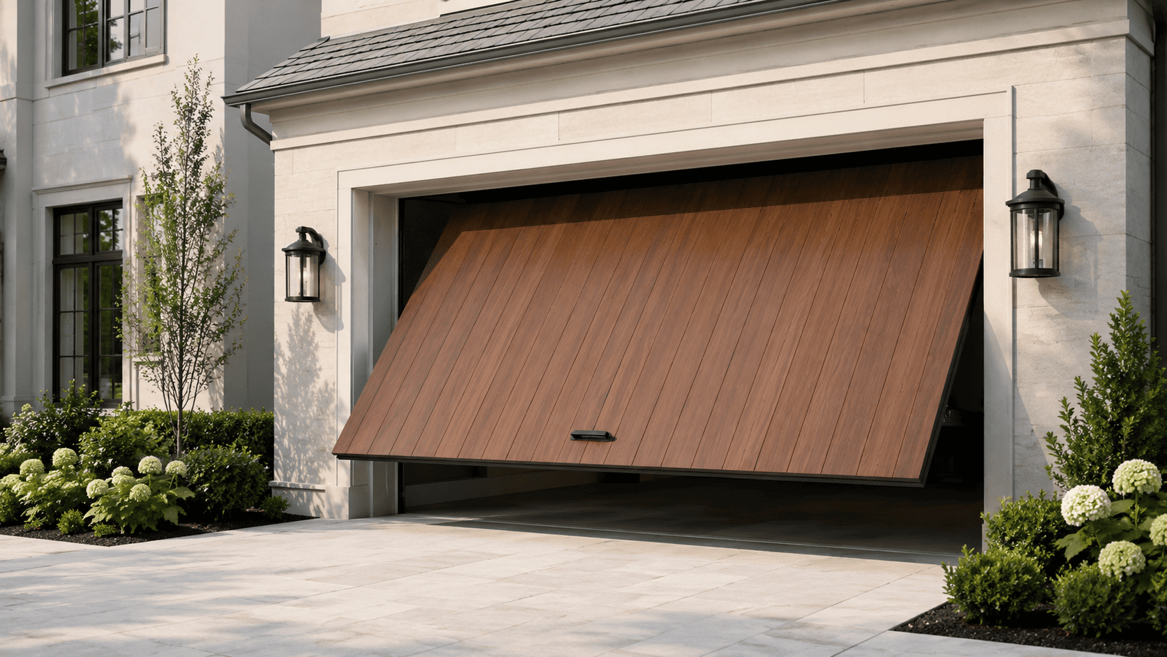 Garage door repair in progress — Ningi